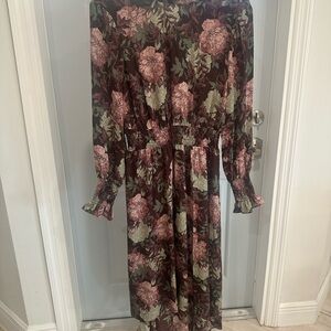 Floral Long Sleeve Dress